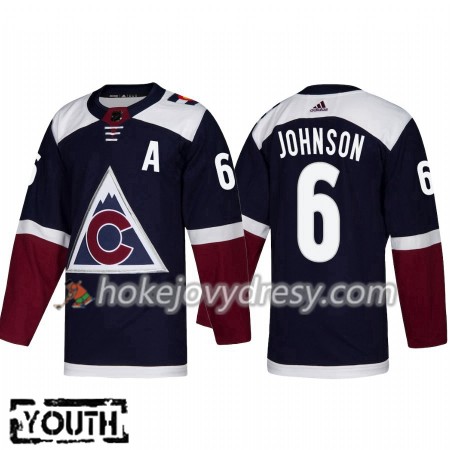 Dětské Hokejový Dres Colorado Avalanche Erik Johnson 6 Alternate 2018-2019 Adidas Authentic